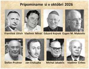 Pripomíname si okrúhle výročia osobností Gemera a Gemera-Malohontu, pripadajúce na október 2026