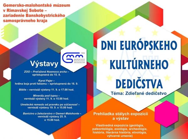 September je mesiacom Dní európskeho kultúrneho dedičstva