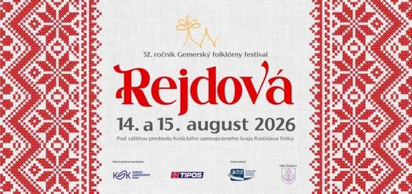 Gemerský folklórny festival Rejdová 2026 Vás očakáva