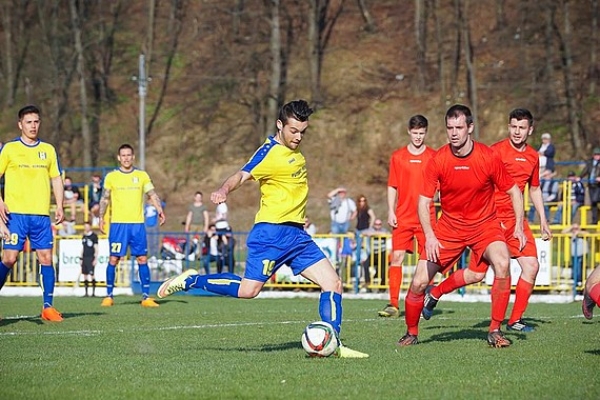 Strelec 19. kola zápasu MFK Rožňava - OŠK Rudňany 5:0 Filip Kovács, ktorý prekonal súperovho brankára trikrát.