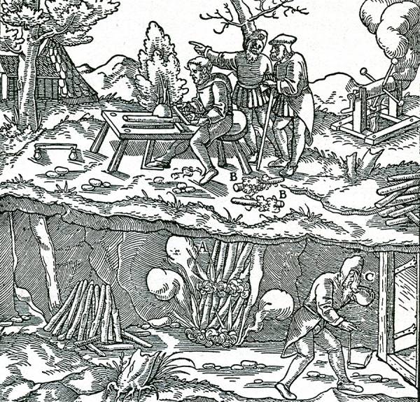 Stručný prehľad histórie rozpojovania hornín v našom baníctve (1)