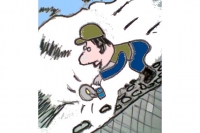 Ing. Marian Slavkay: Príhody baníkov z Gemera a Spiša - Tréning zjazdového lyžovania v rudnej lavíne