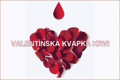 V Nemocnici Svet zdravia v Rimavskej Sobote môžete prísť darovať Valentínsku kvapku krvi