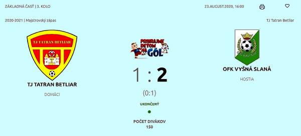 Piatoligová MFK Rožňava s prvým skalpom zvonku