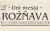 Dni mesta Rožňava 2025