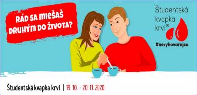 Študentská kvapka krvi 2020