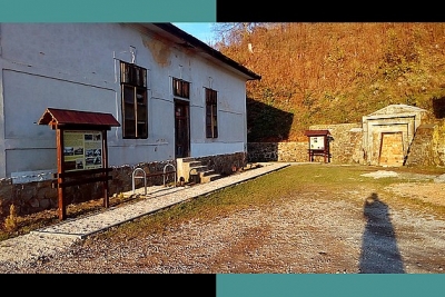 Pohľad na priestor pri budove kina v Železníku po úpravách.