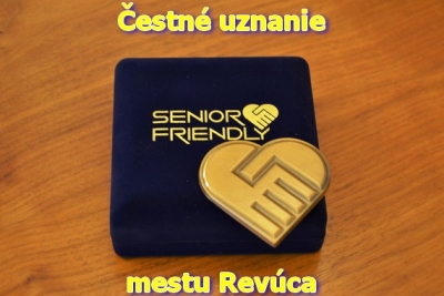Súťažilo i mesto Revúca o ocenenie Senior Friendly 2017