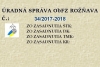 Úradná správa ObFZ Rožňava č. 34 / 2017-2018