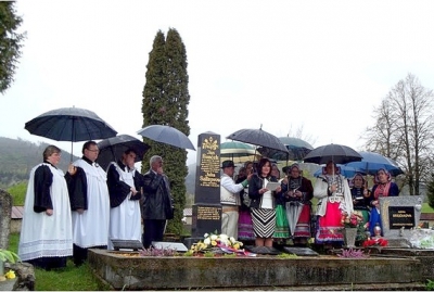 Spomienková slávnosť v Rejdovej pri príležitosti 100. výročia úmrtia evanjelického kňaza a podporovateľa Matice slovenskej Jána Končeka
