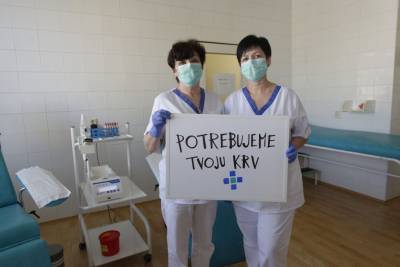 Rožňavská nemocnica vyzýva k darovaniu krvi: Pre epidémiu koronavírusu zaviedli špeciálne opatrenia